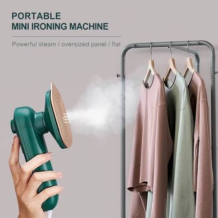 Professional Mini Steam Iron | Handheld Garment Steamer & Portable Clothes Iron