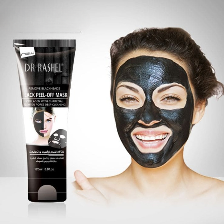 Dr. Rashel Charcoal Blackhead Remover Peel-Off Face Mask | Deep Cleansing 100ML