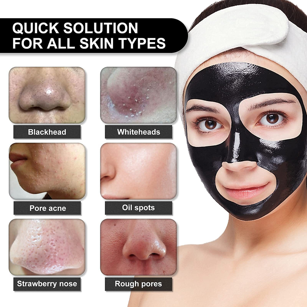 Dr. Rashel Charcoal Blackhead Remover Peel-Off Face Mask | Deep Cleansing 100ML