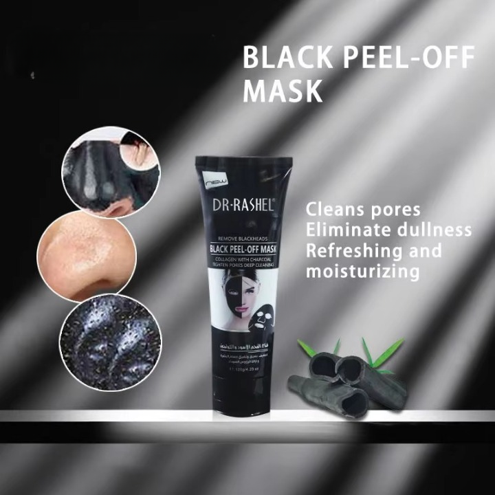 Dr. Rashel Charcoal Blackhead Remover Peel-Off Face Mask | Deep Cleansing 100ML