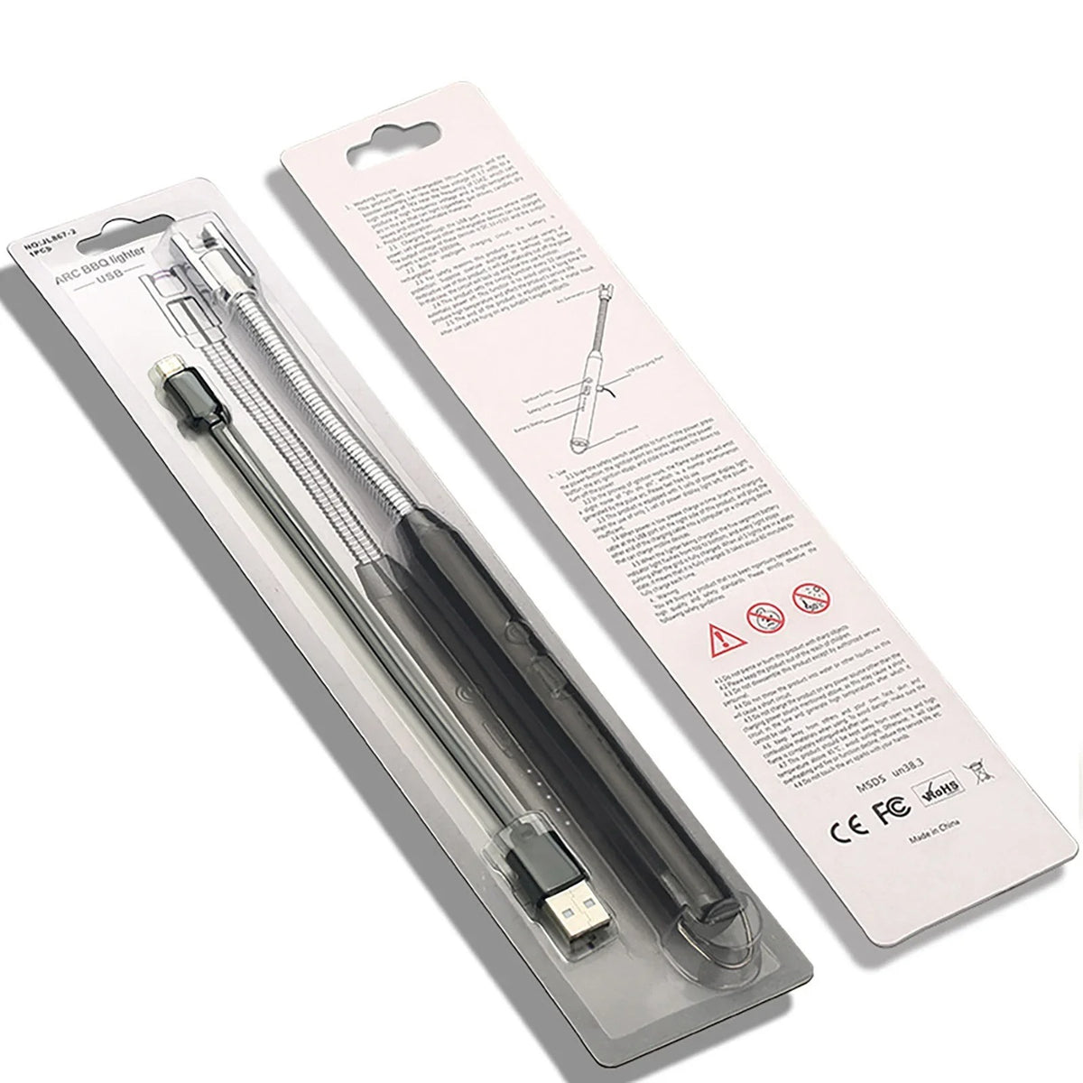 360° USB Rechargeable Arc Lighter | Flexible Neck Windproof Kitchen & Outdoor Lighter