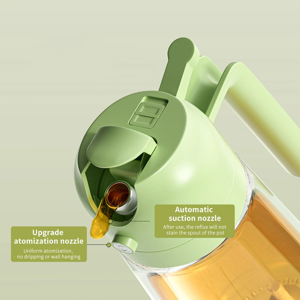 2-in-1 Oil Sprayer Bottle for Kitchen | Cooking Oil Dispenser & Spray Bottle