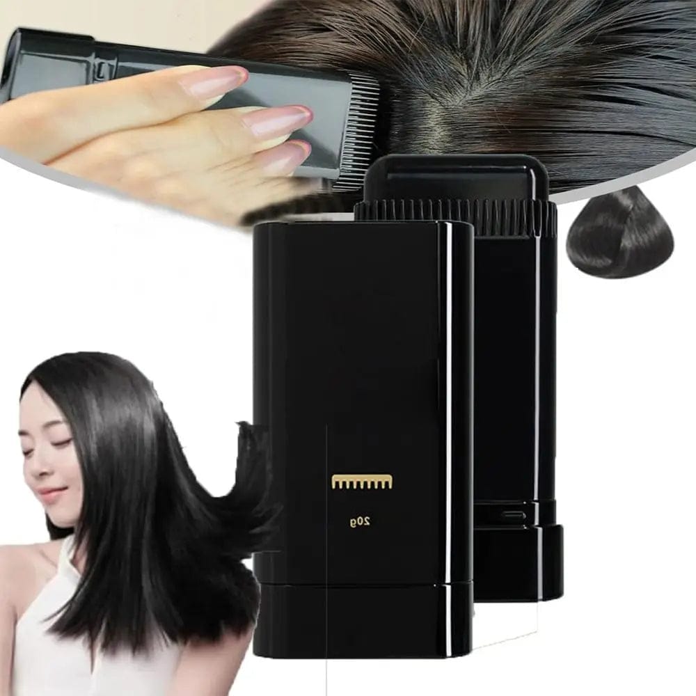Instant Root Touch-Up Hair Color Stick | Black Hair Concealer Wand 20g