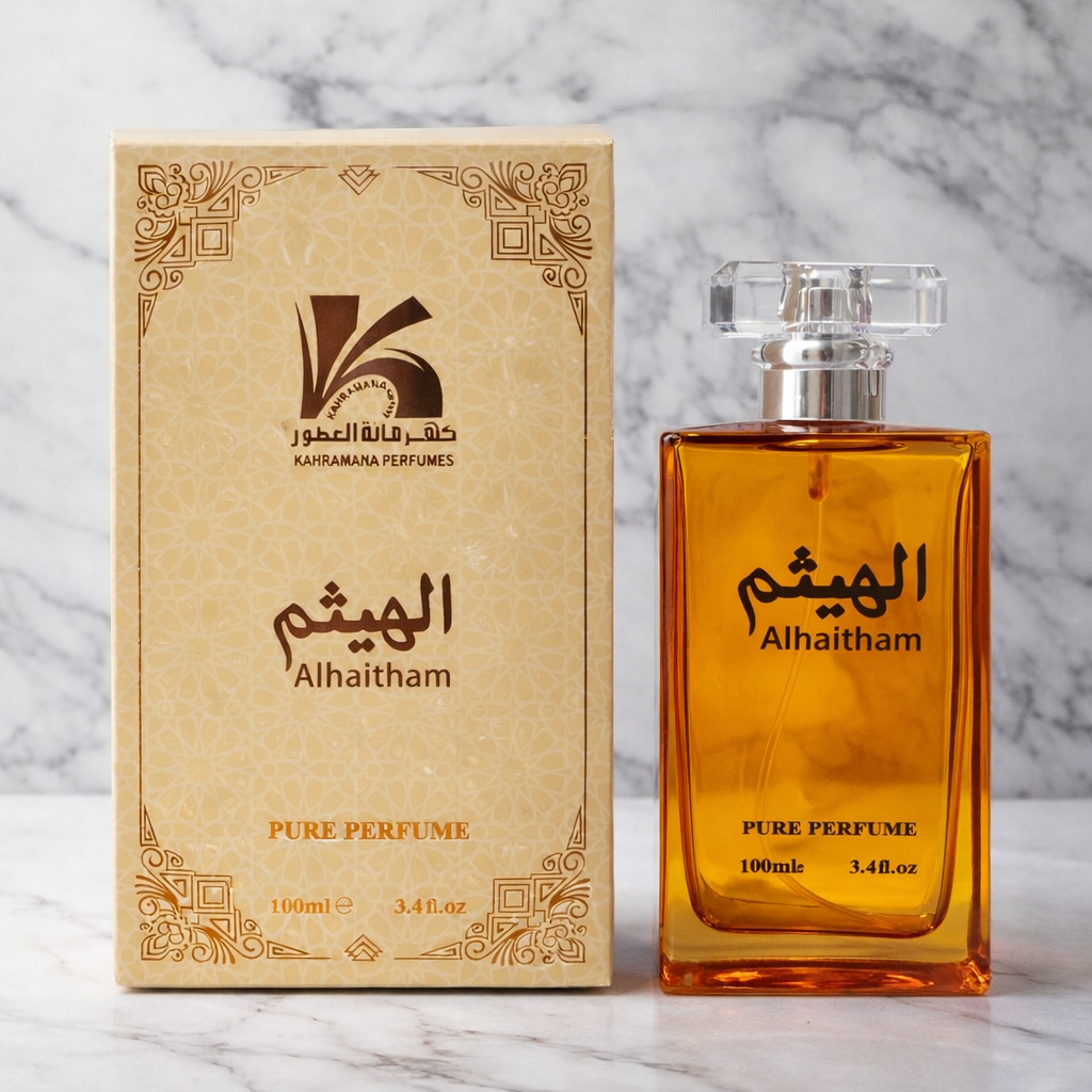 Alhaitham Pure Perfume by Kahramana | Luxury Long-Lasting Arabic Fragrance Spray 100ml